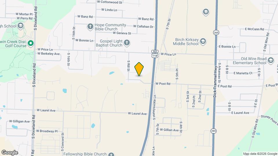 903 W Post Rd Map and Location Details