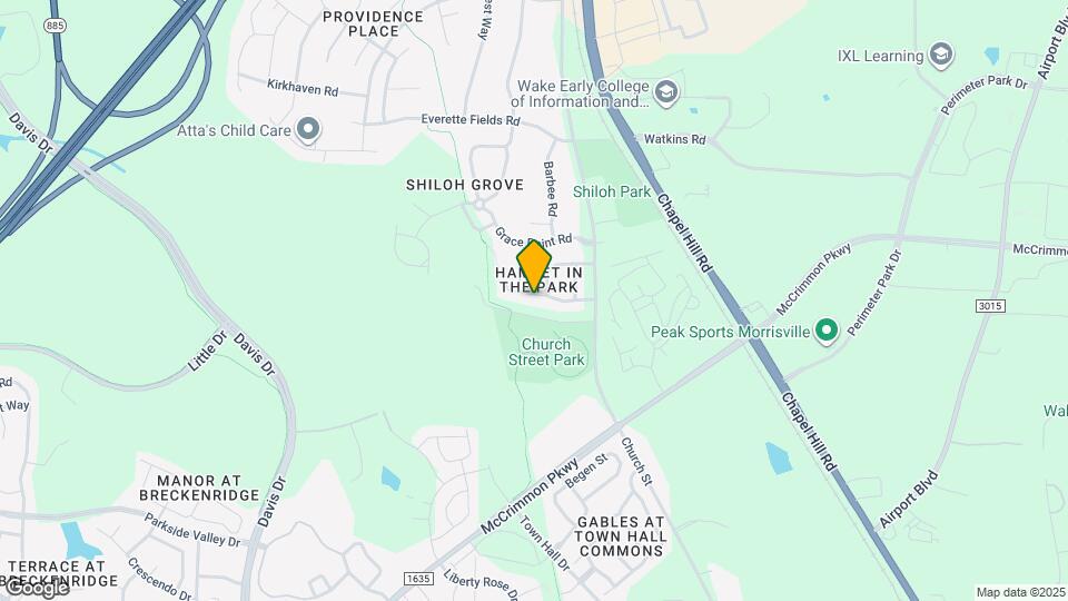 421 Hamlet Park Dr Map and Location Details