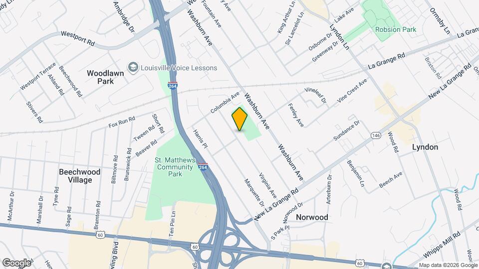 601 Virginia Ave Map and Location Details