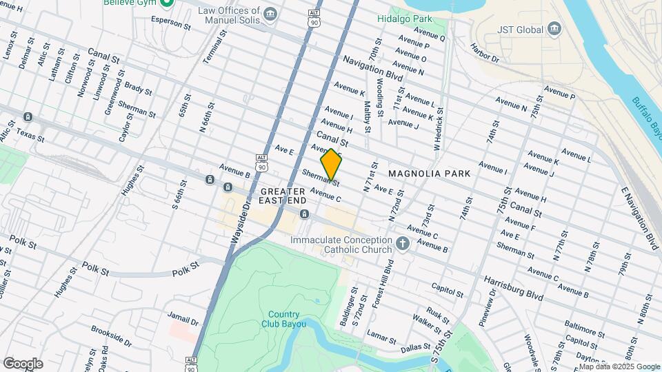 7006 Sherman St-Unit -C Mapa y Detalles de la Ubicación