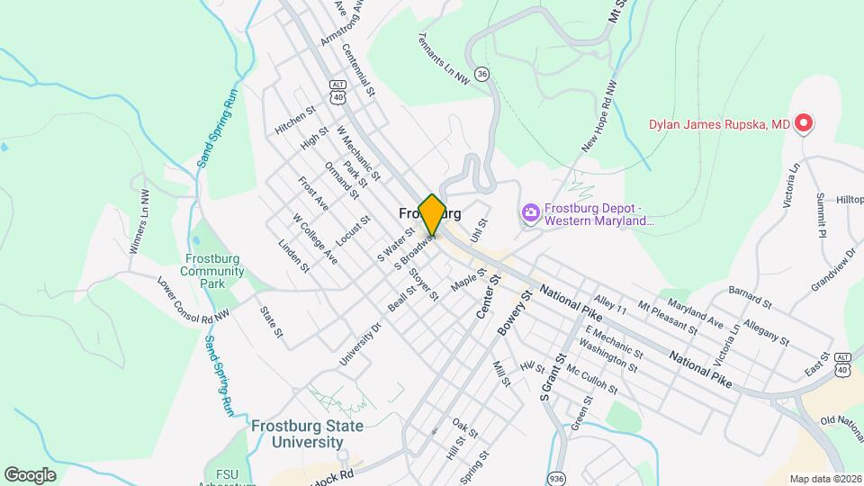 16 S Broadway Map and Location Details