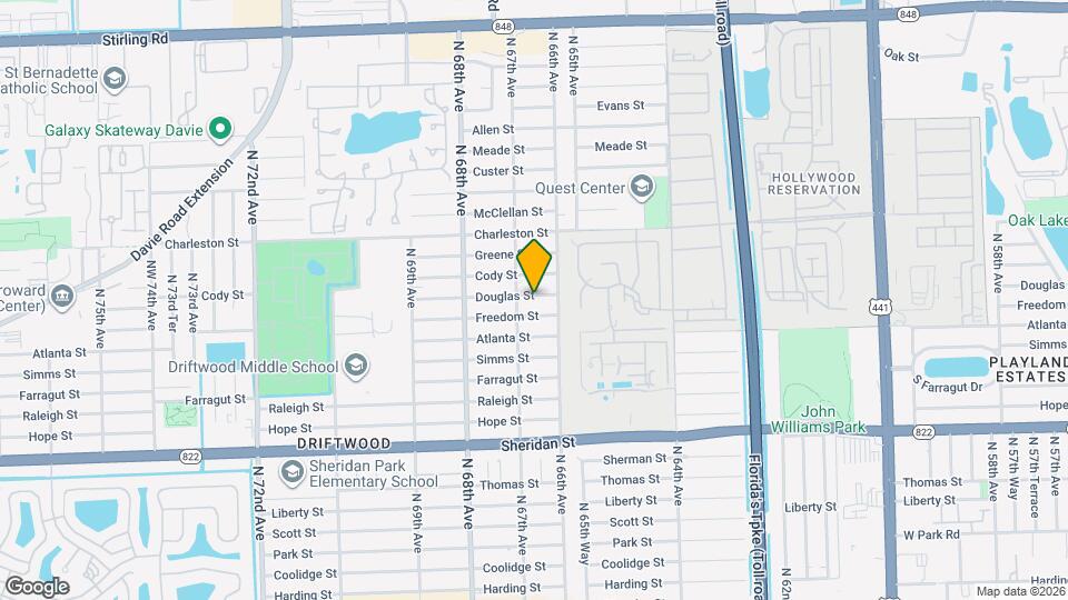 6640 Douglas St Mapa y Detalles de la Ubicación