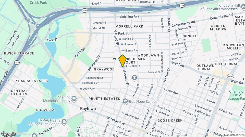 1109 N Pruett St Map and Location Details