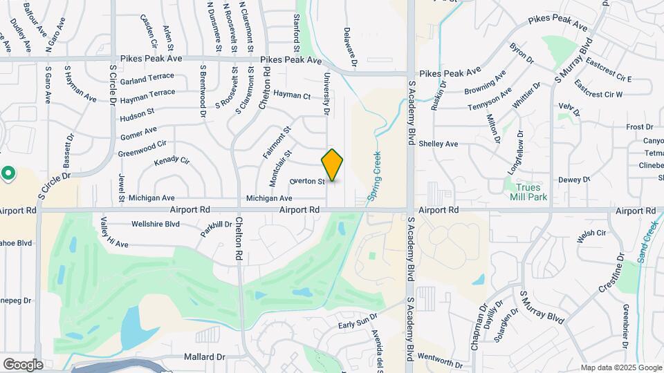 307 University Dr Map and Location Details