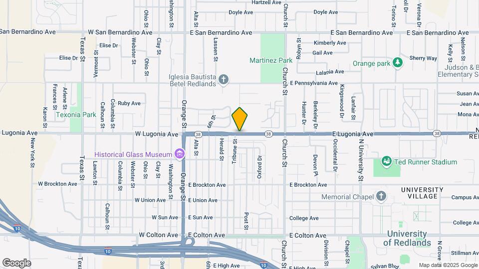 426 E Lugonia Ave Map and Location Details