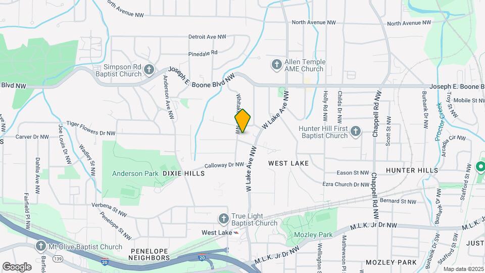 1767 Tiger Flowers Dr NW Mapa y Detalles de la Ubicación