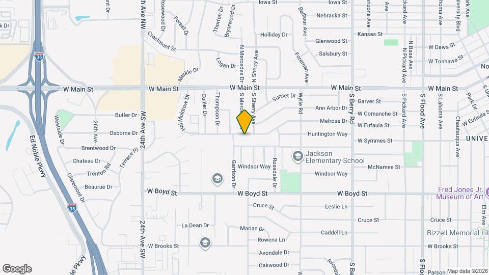 1804 Melrose Dr Map and Location Details