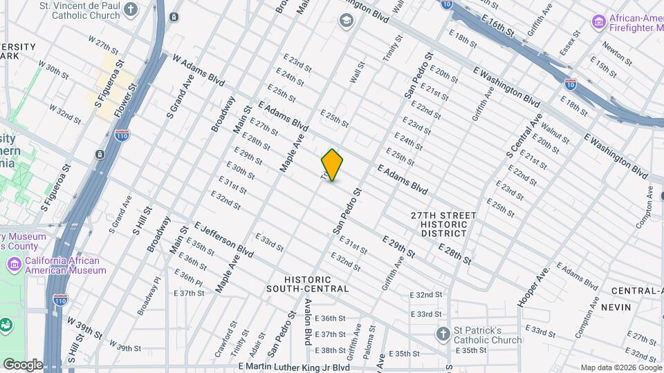 618 E 28th St Map and Location Details