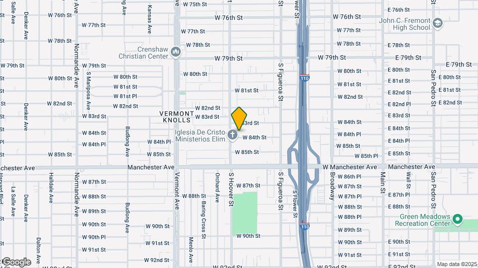 725 W 84th St Map and Location Details
