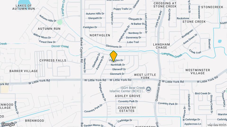 17642 Northfalk Dr Map and Location Details