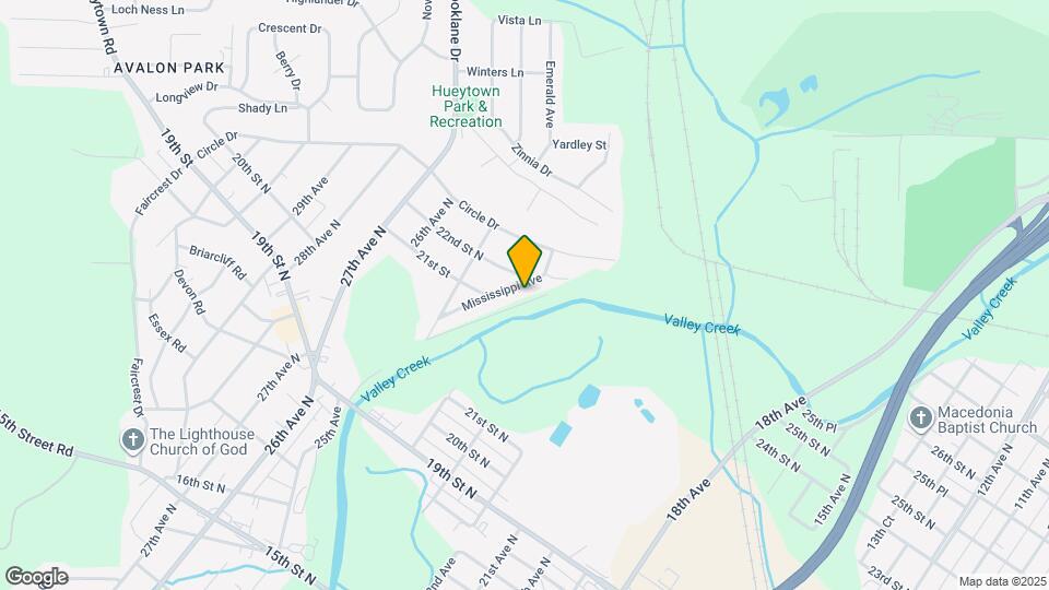 2121 Mississippi Ave Map and Location Details