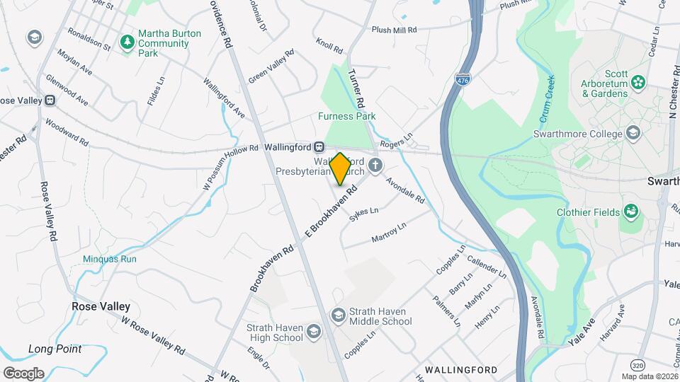 101 E Brookhaven Rd Map and Location Details