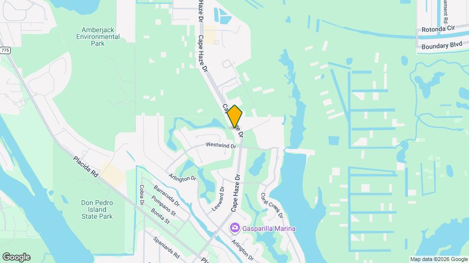 4030 Cape Haze Dr Map and Location Details