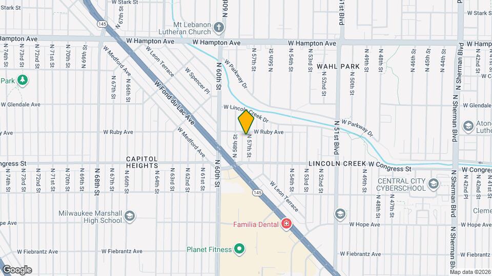 4473 N 57th St Mapa y Detalles de la Ubicación
