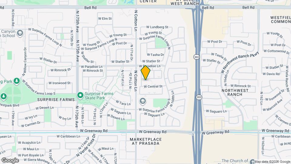 17041 W Marshall Ln Map and Location Details