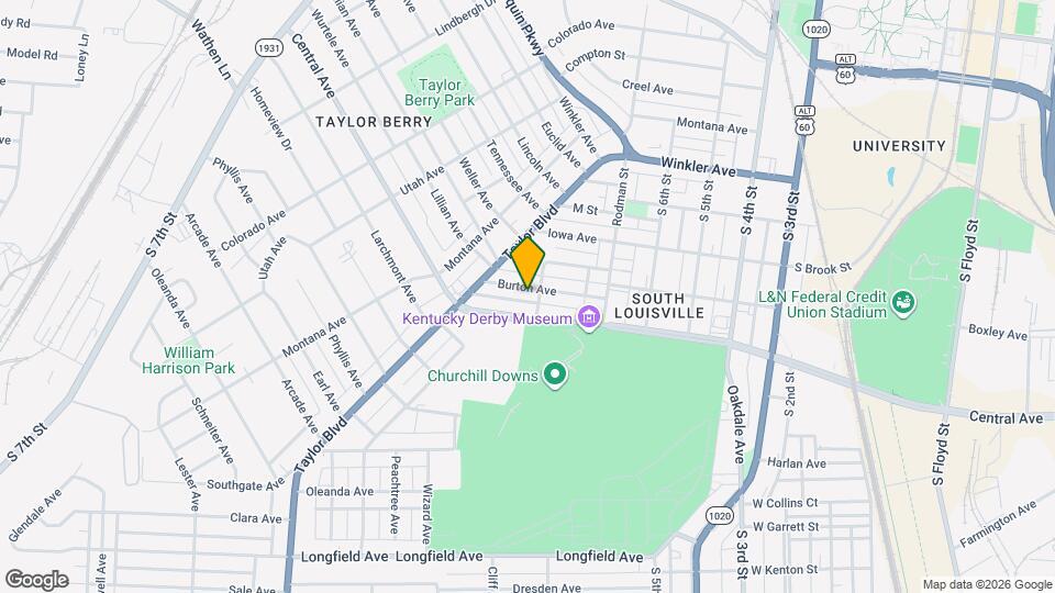 906 Burton Ave Map and Location Details