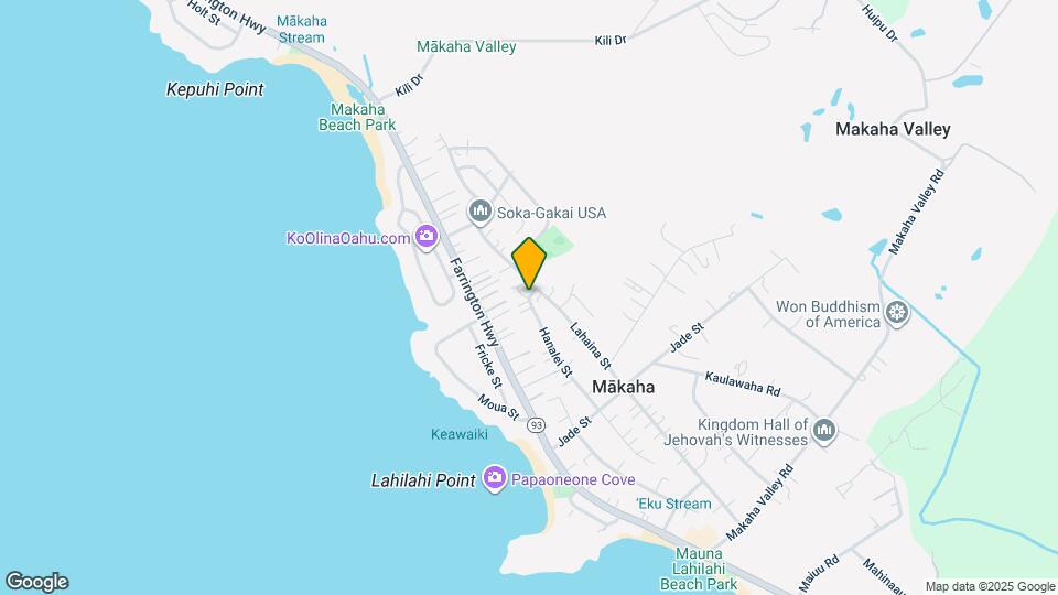 84-866 Hanalei St Map and Location Details