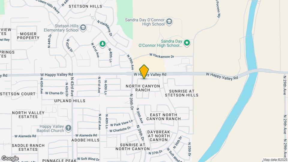 3841 W Villa Linda Dr Map and Location Details