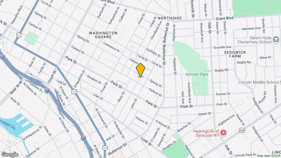 804 E Division St Map and Location Details