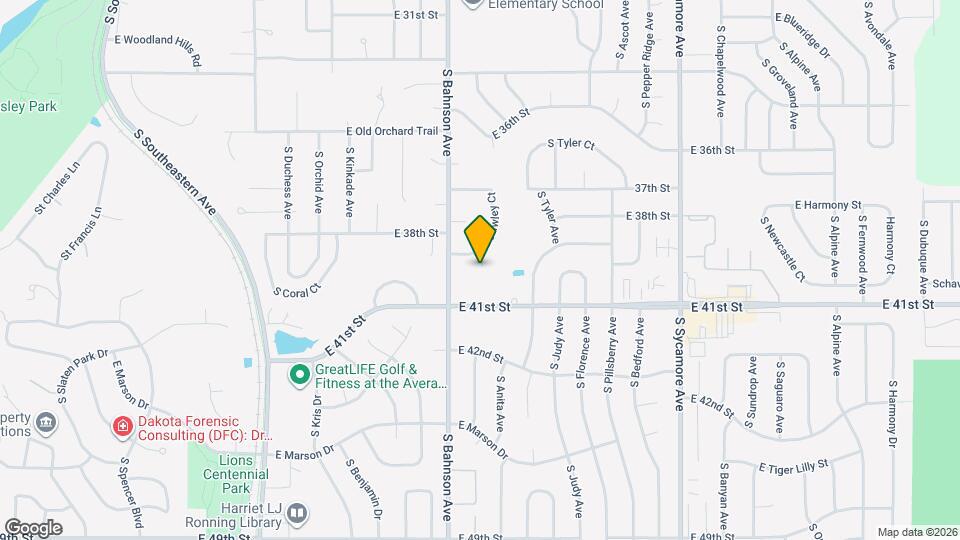 3105 S Dawley Cir Map and Location Details