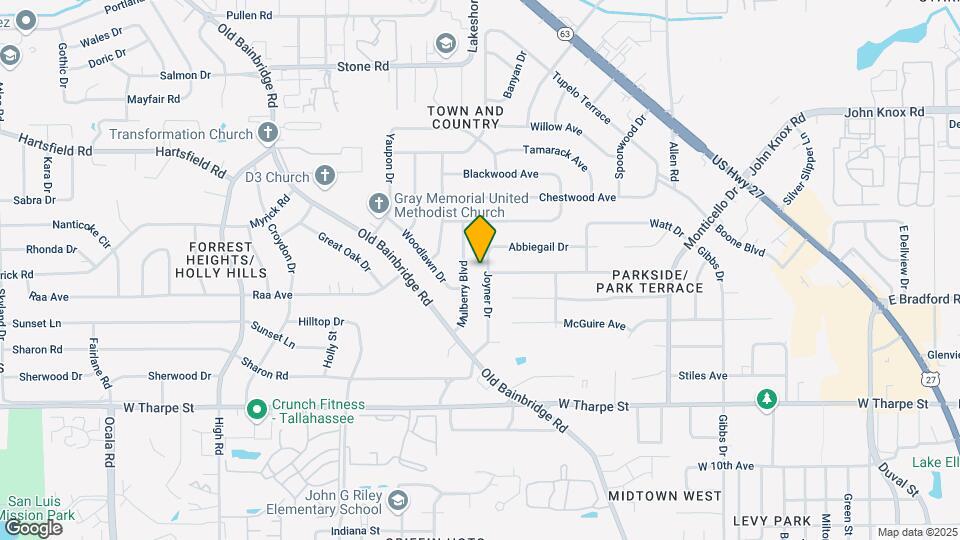 2208 Joyner Dr Map and Location Details