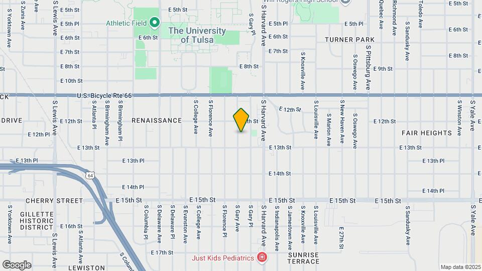 1227 1/2 S Gary Ave Mapa y Detalles de la Ubicación