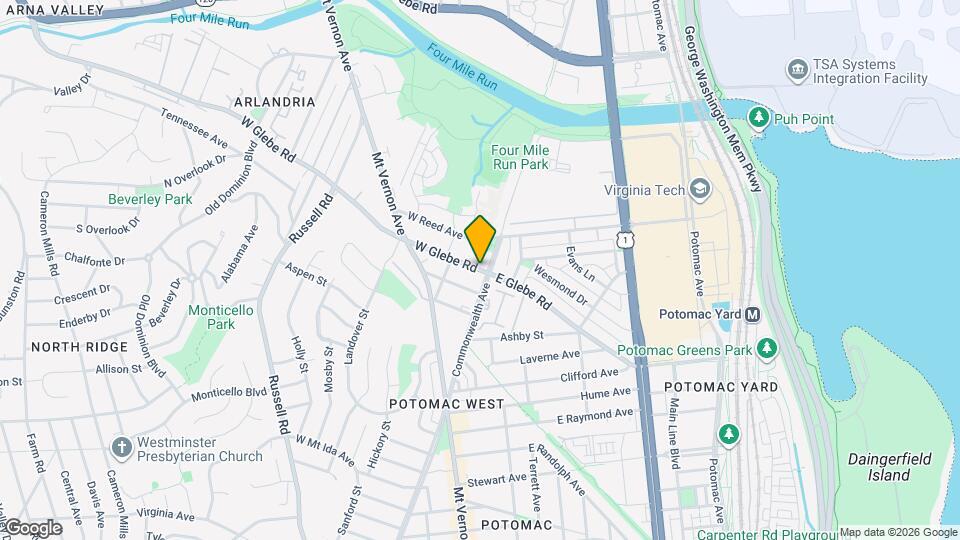 Glebe House Apartment Map and Location Details