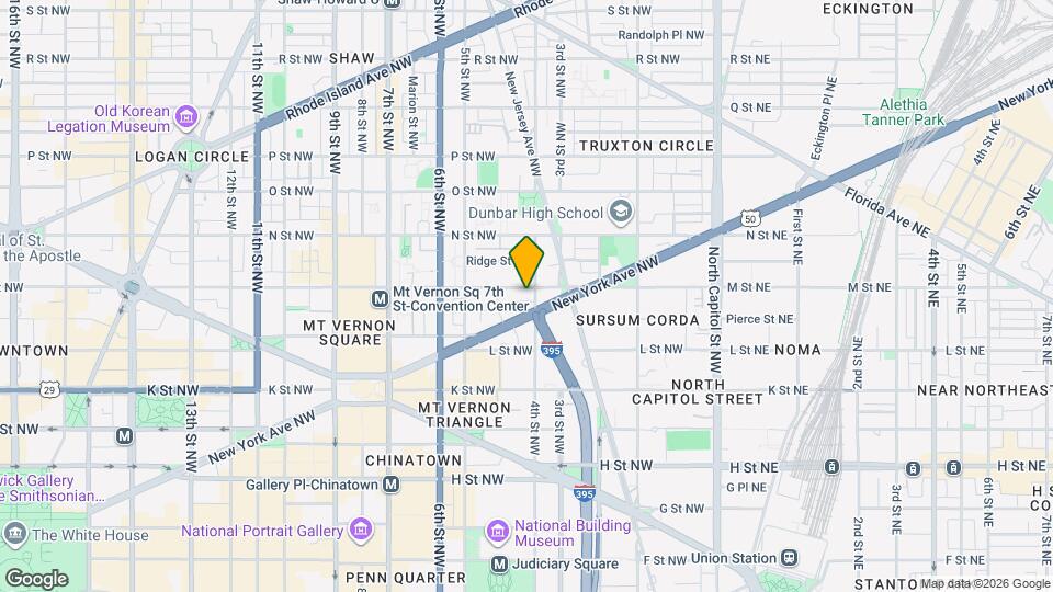 402 M Street NW, Unit Apt A Map and Location Details