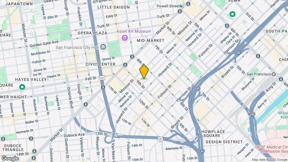 770 Natoma St Map and Location Details
