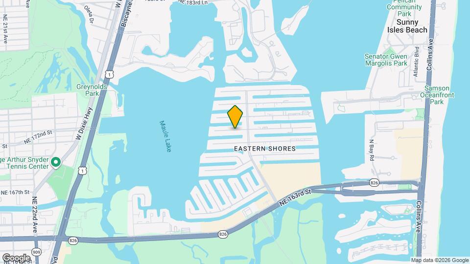 3406 NE 168th St Map and Location Details