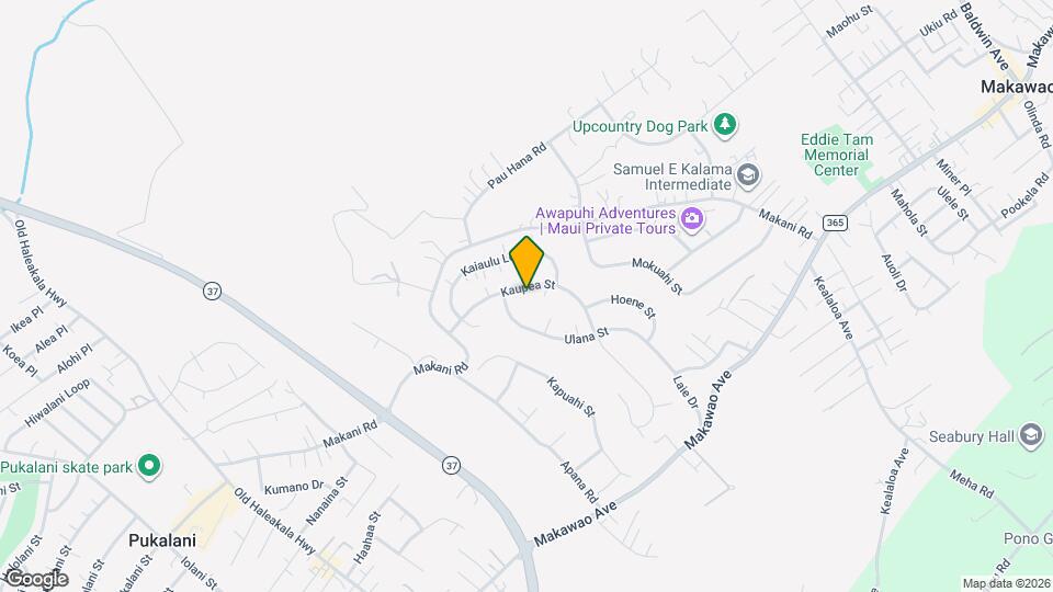 140 Kaupea St Map and Location Details