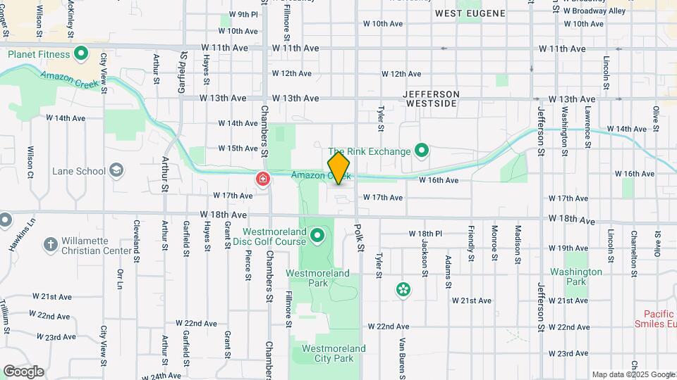 1350 W 17th Ave Map and Location Details