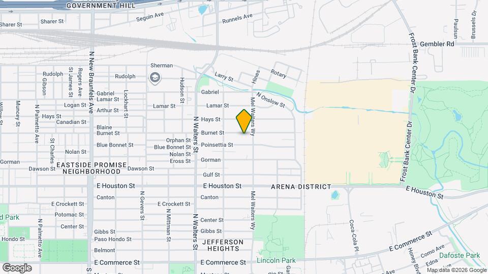 2242 Burnet St Map and Location Details