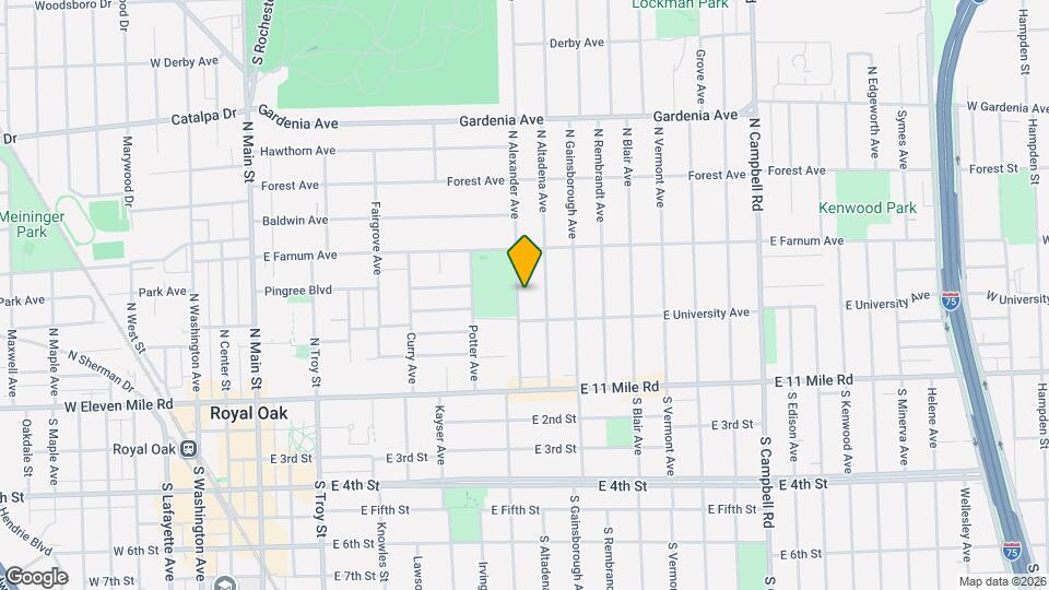 402 N Alexander Ave Map and Location Details