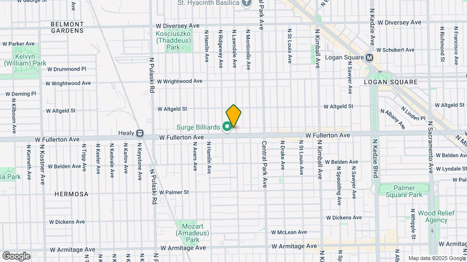 3700-3704 W Fullerton Ave Map and Location Details