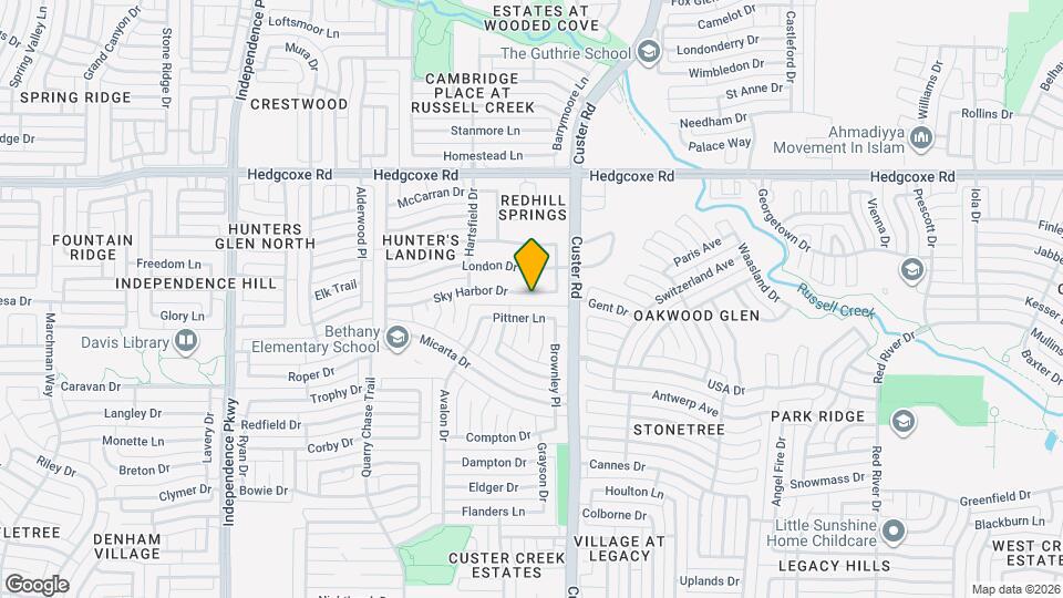 2220 Sky Harbor Dr Map and Location Details