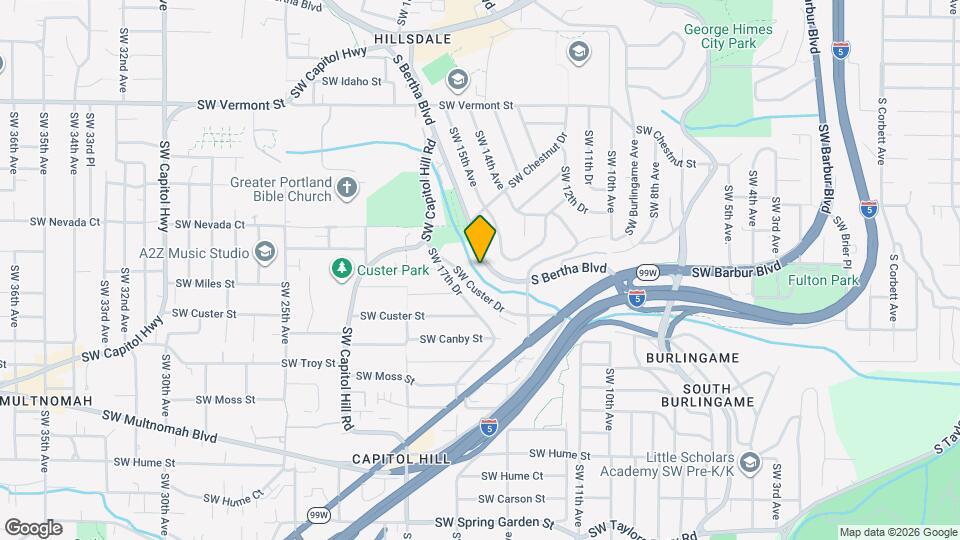 1420 SW Bertha Blvd Map and Location Details