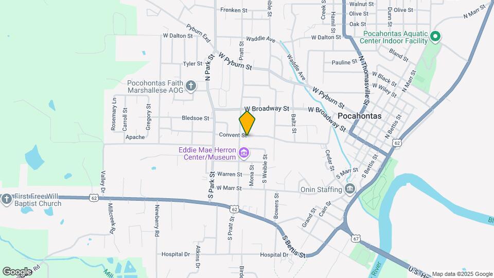 1715 Convent St Mapa y Detalles de la Ubicación
