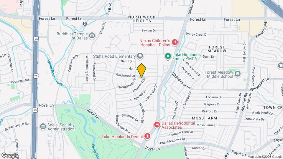 8730 Gladwood Ln Mapa y Detalles de la Ubicación