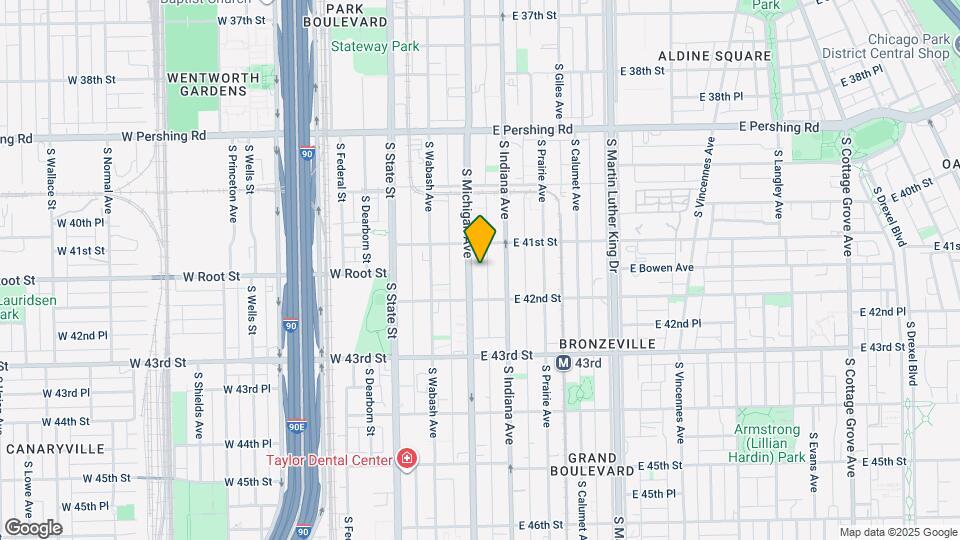 4127 S Michigan Ave Map and Location Details