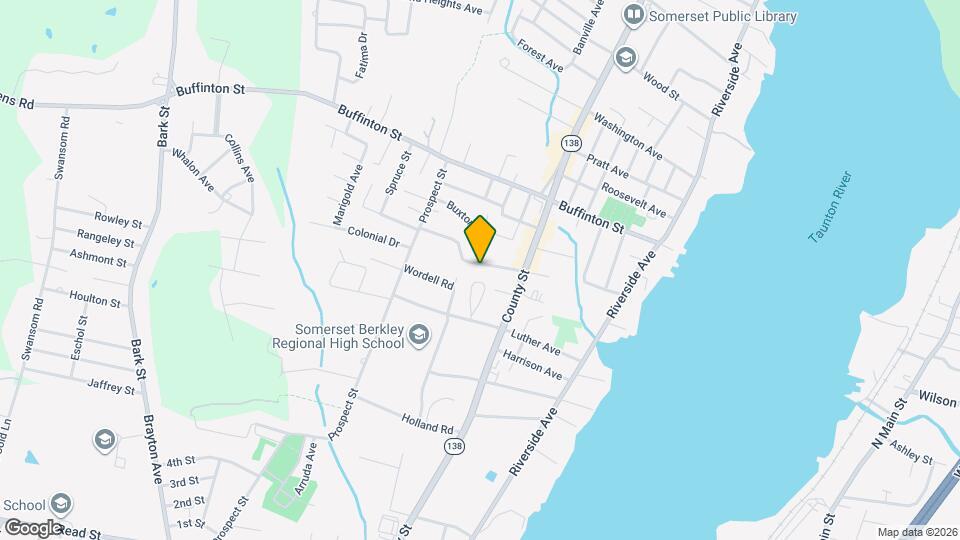 107 Shawomet Ave Map and Location Details