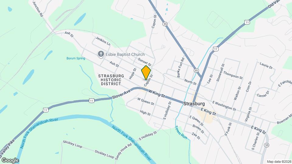 161 Capon St Map and Location Details