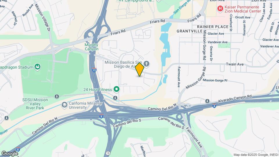 10797 San Diego Mission Rd, Unit 202 Mapa y Detalles de la Ubicación