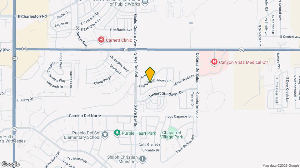 5290 Highland Shadows Dr Map and Location Details