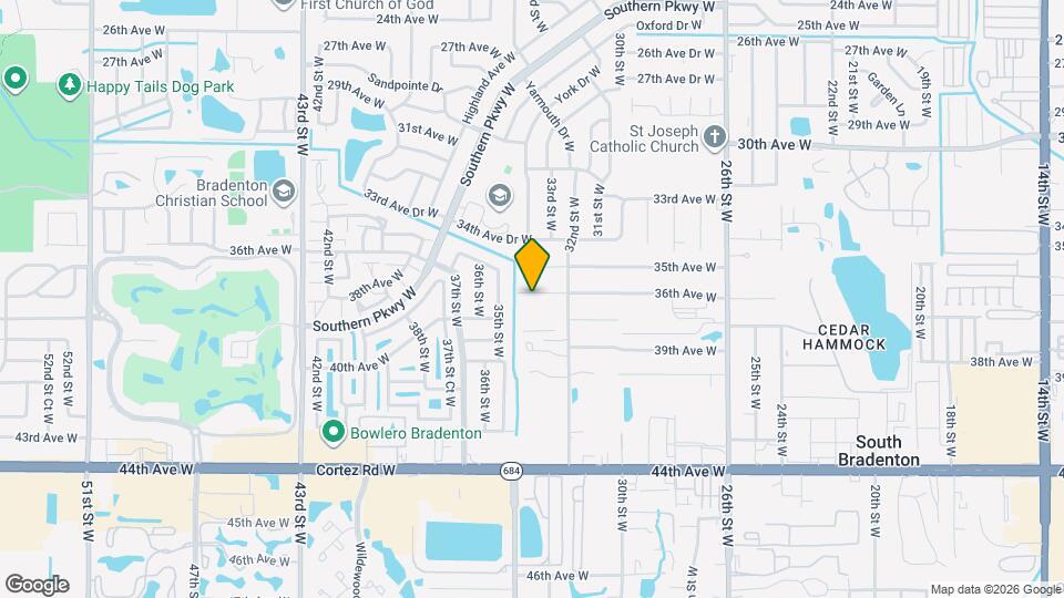 3307 36th Ave W Map and Location Details