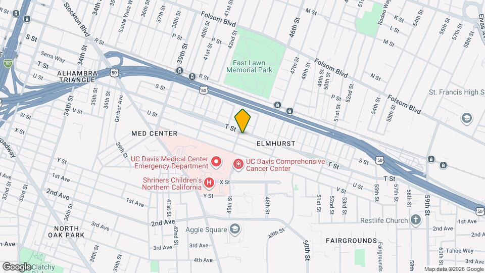 4508 T St Map and Location Details