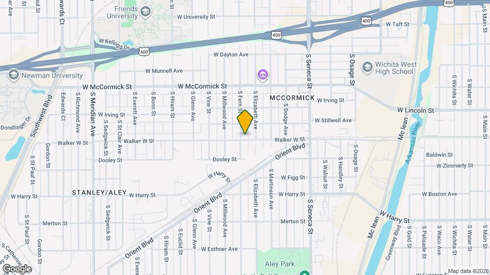 1230 S Fern St Map and Location Details
