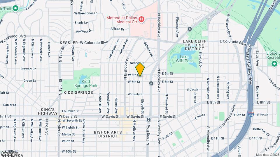 909 Elsbeth St Map and Location Details