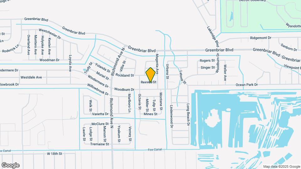 343 Reeves St Mapa y Detalles de la Ubicación