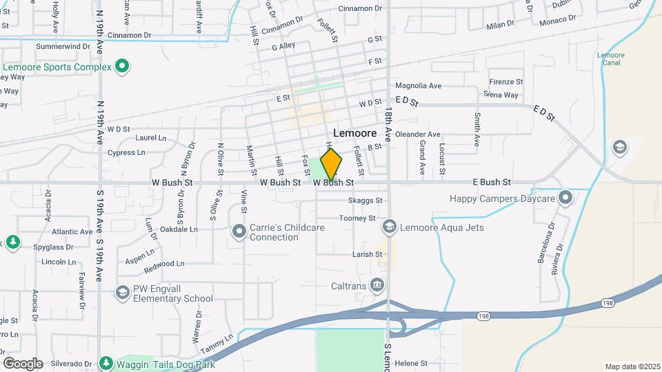 325 W Bush St Map and Location Details